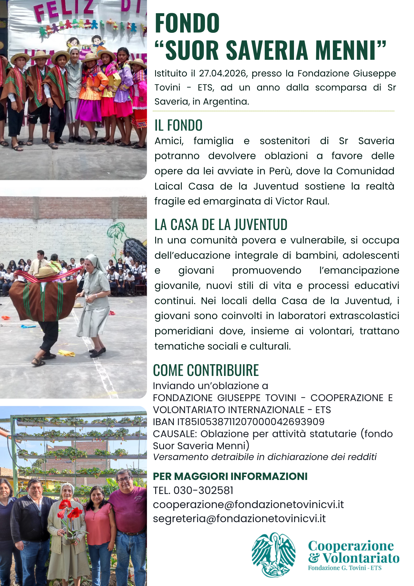 FONDO "SUOR SAVERIA MENNI"