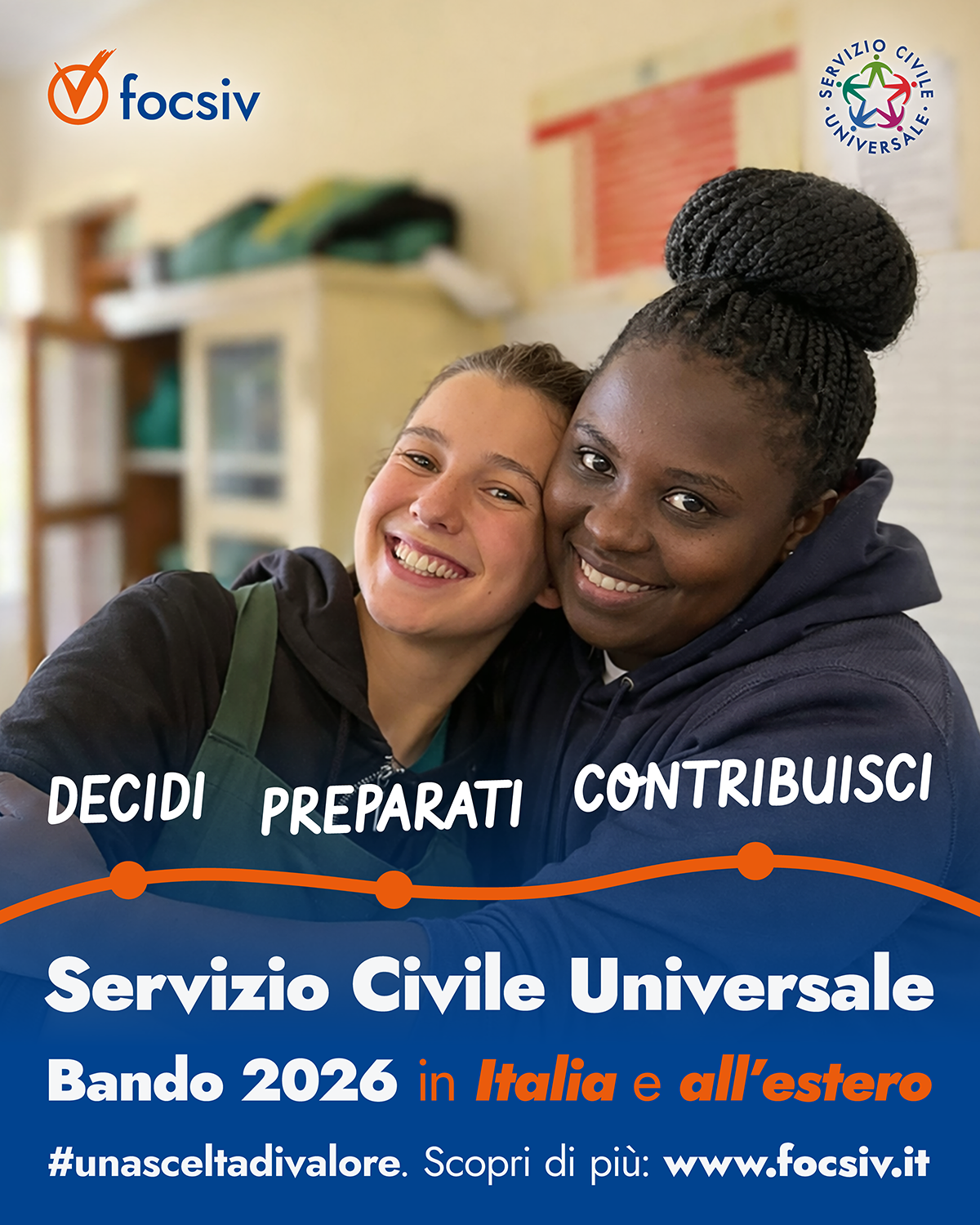APERTO IL BANDO SCU 2026 - scadenza 8/04 ore 14.00