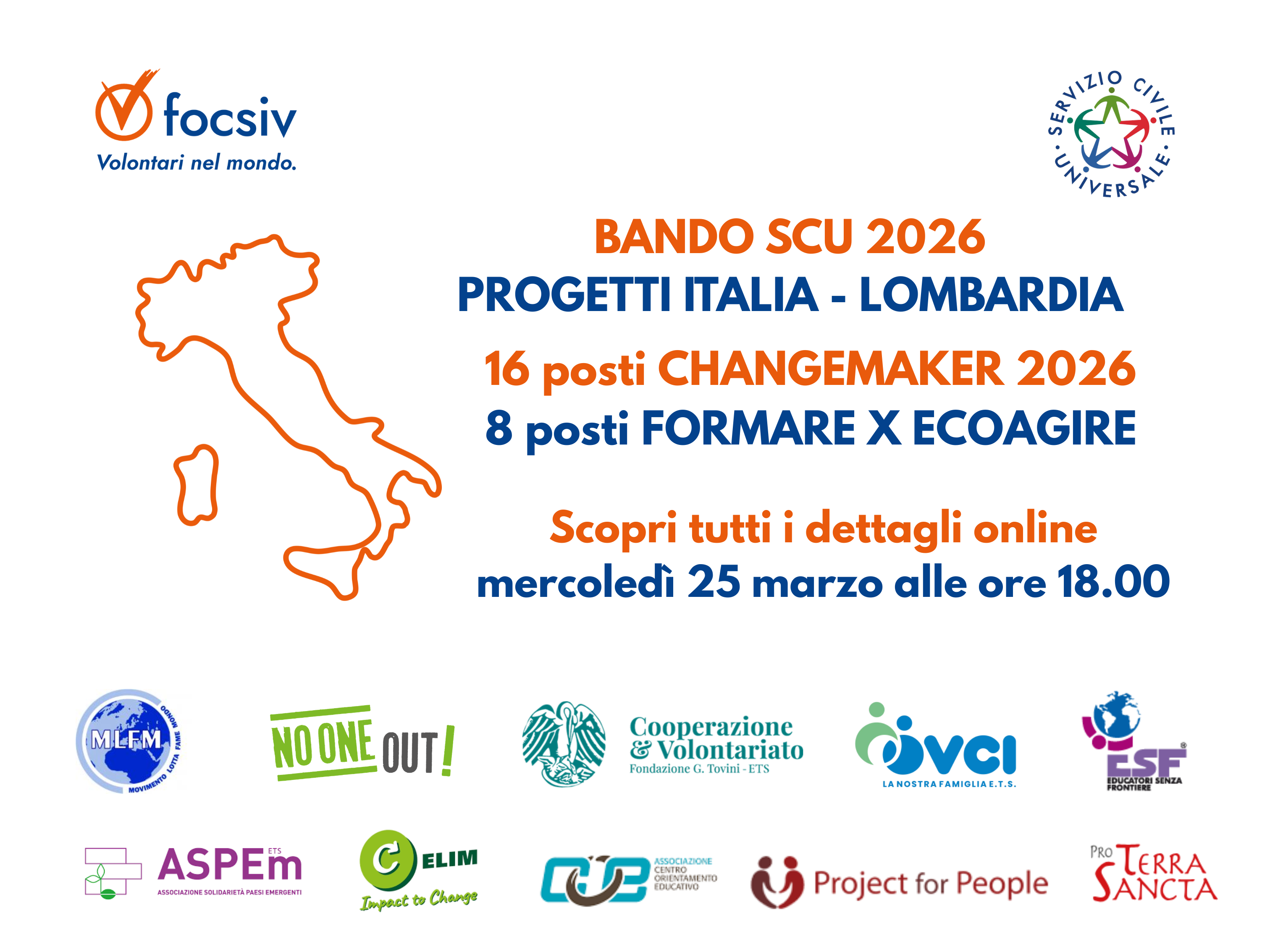 BANDO SCU 2026 - WEBINAR PROGETTO ITALIA